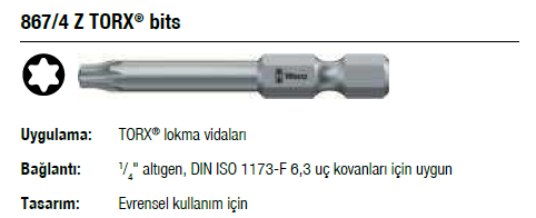 867-4 z torx bits